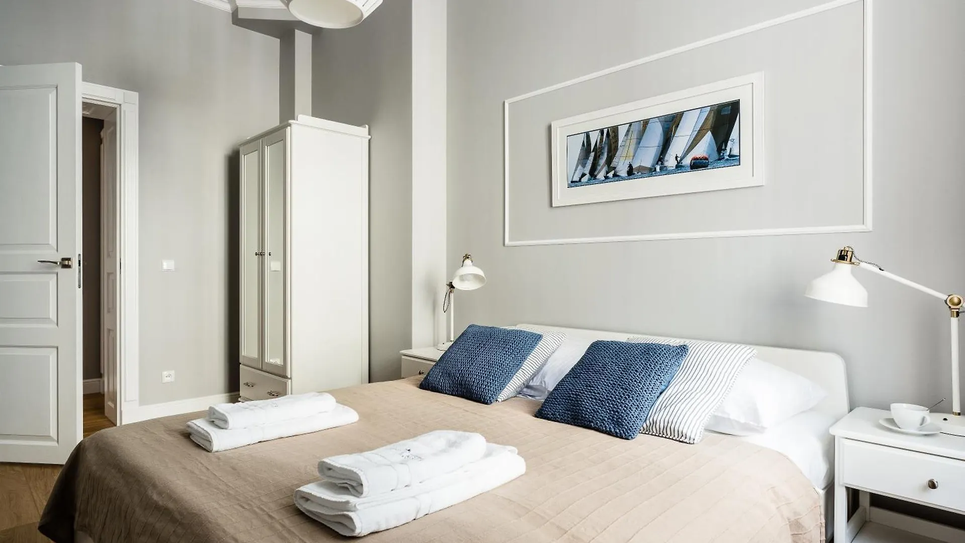 Sanhaus Apartments - Riviera - Apartament Z Dwoma Sypialniami, 100 Metrow Od Deptaka Sopot Polska